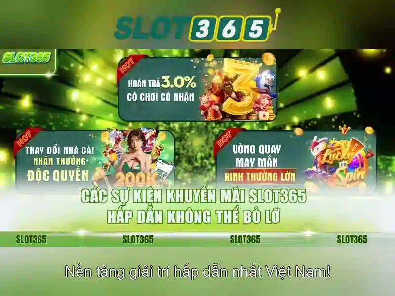 Slot365: Nền tảng chơi slot trực tuyến tại Việt Nam